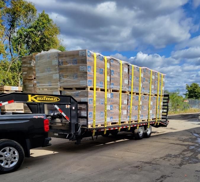 heavy machinery flatbed transportation services All Star Waste And Recycling Burtonsville, MD