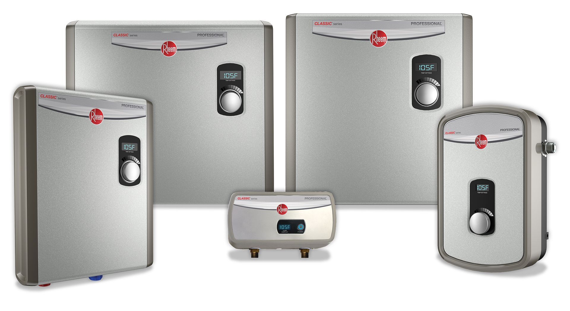 Image of tankless water heaters