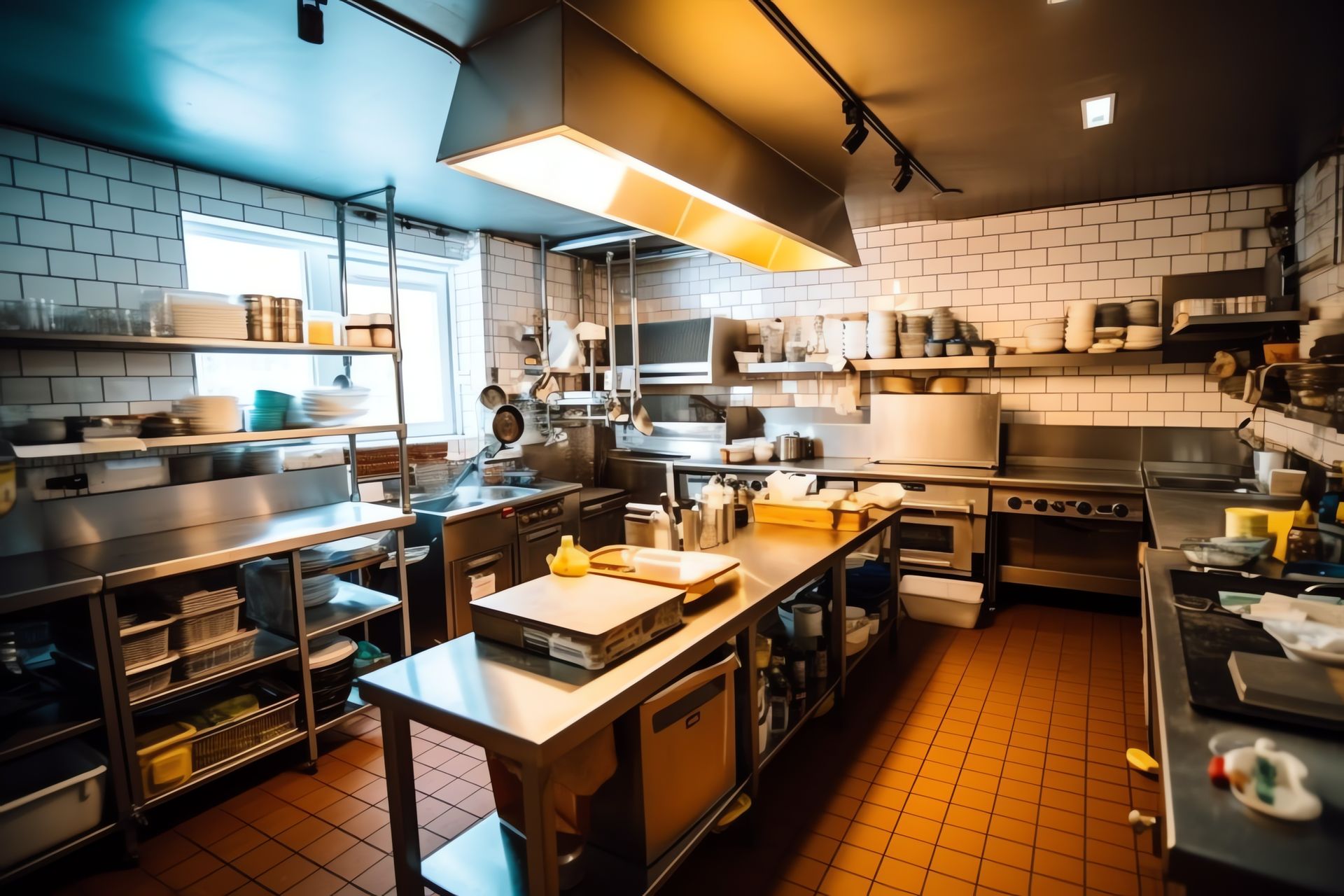 Photo of commercial kitchen