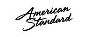 A black and white logo for american standard on a white background.