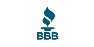 BBB logo with blue flame torch icon above the letters “BBB”