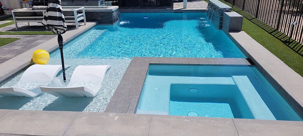 Modern pool