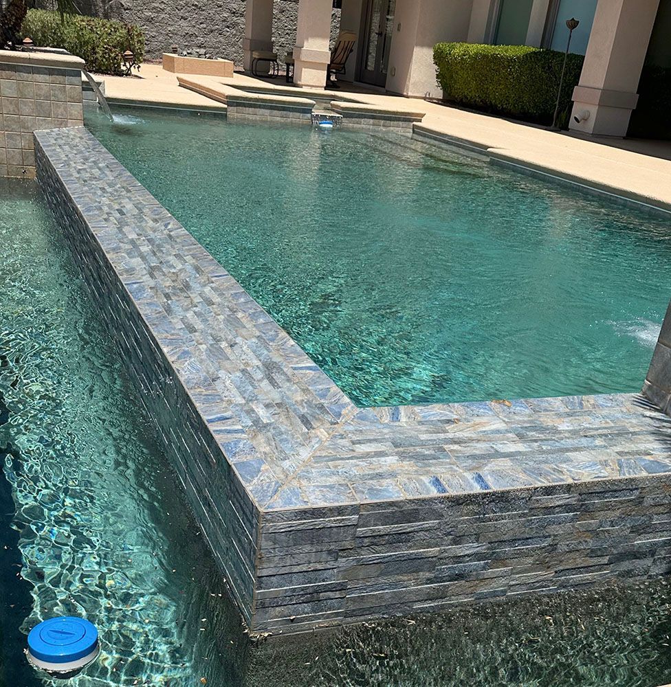 Modern designed pool