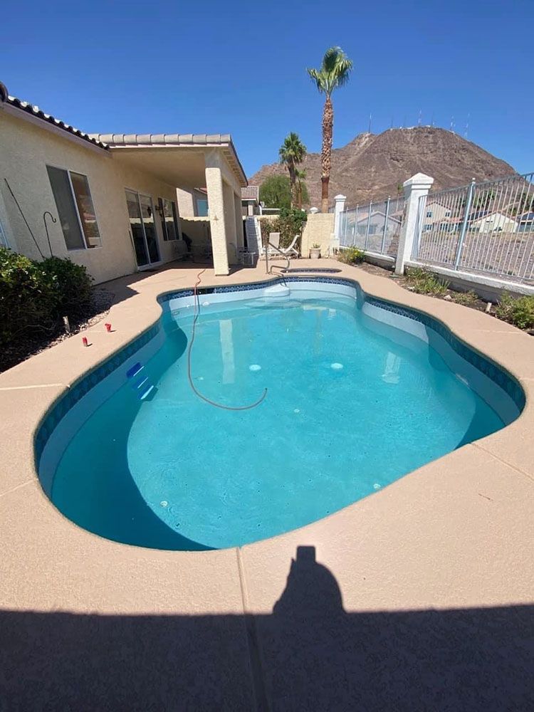 Newly remodeled pool