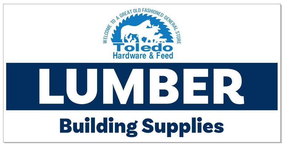 Toledo Hardware and Feed Lumber logo