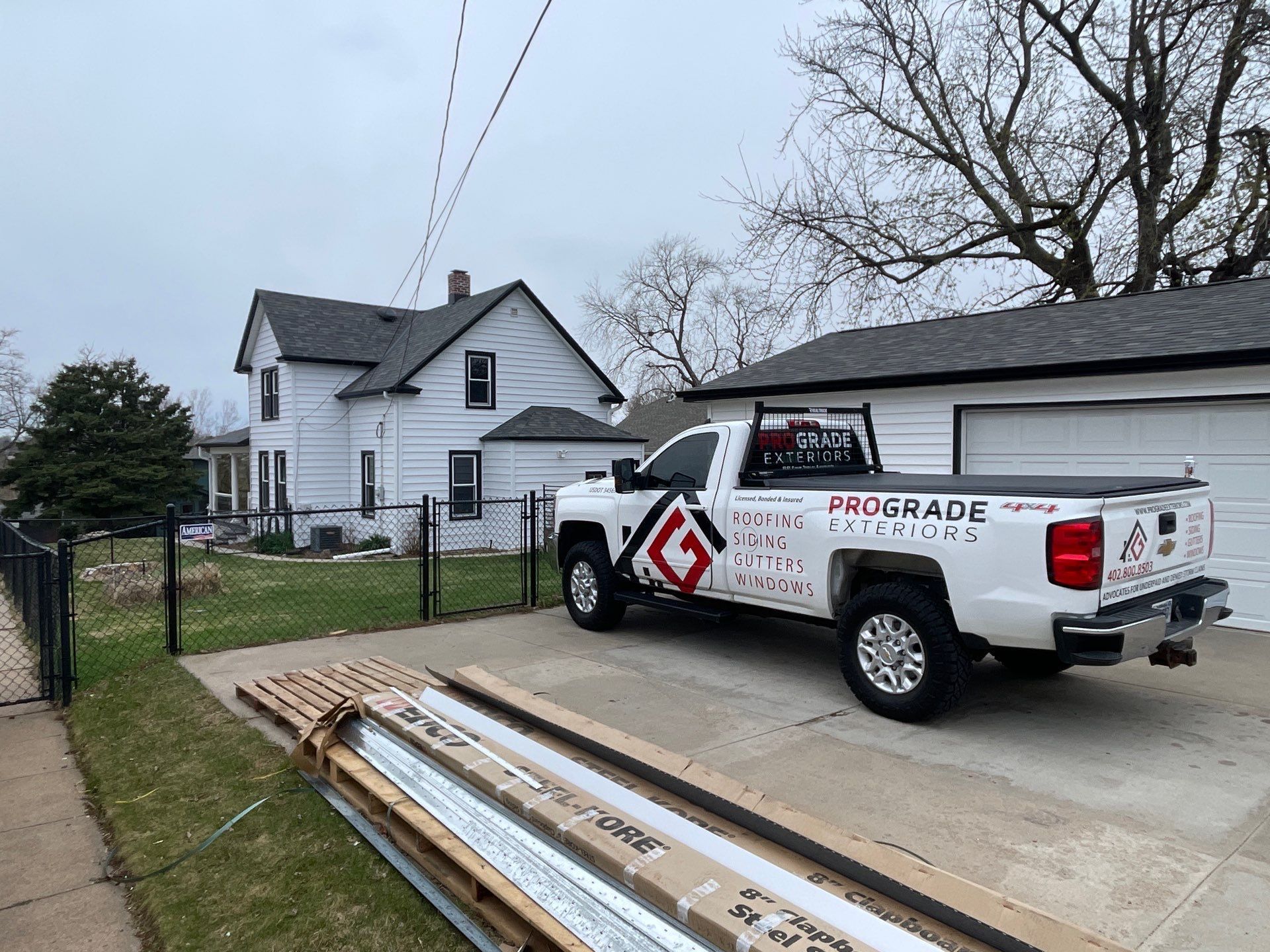 New steel siding replacement in Omaha NE