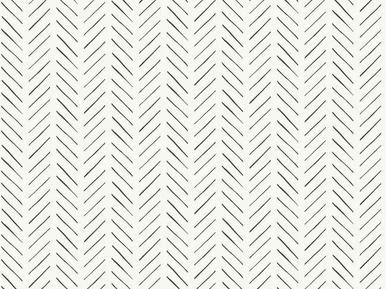 Herringbone pattern: Off-white background with repeating black, angled lines.