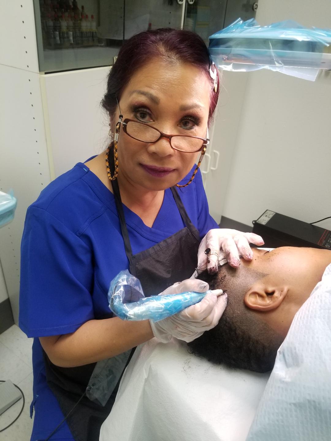 monica brown scalp micropigmentation