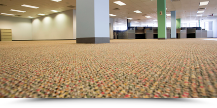 Office floor with carpet