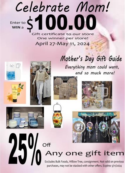 Mother's day promo flyer