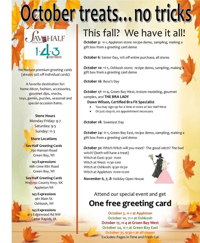 October Flyer
