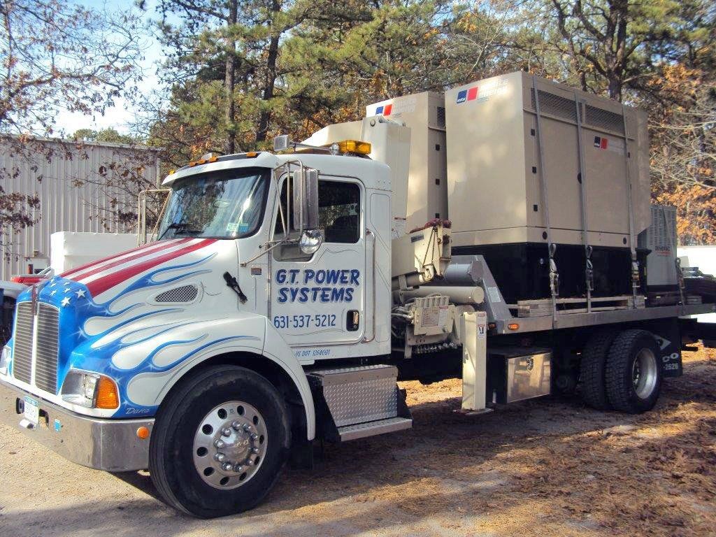 Loaded trailer truck