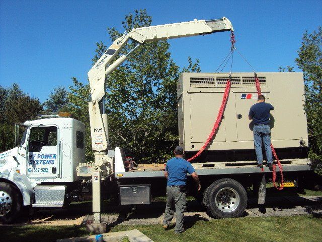 Service truck with mtu unit