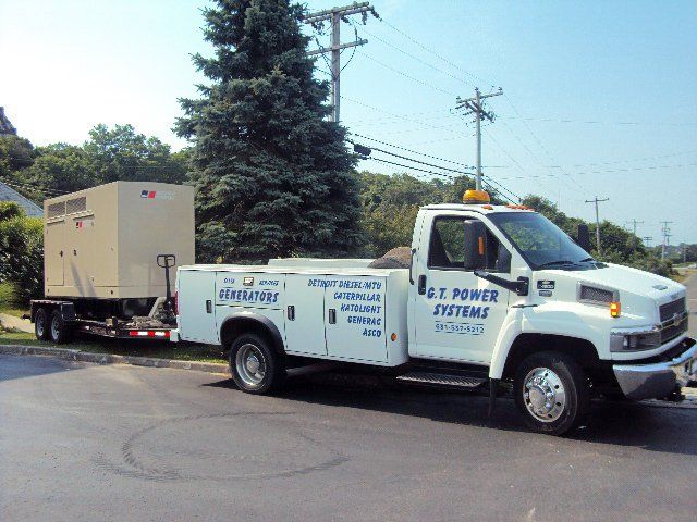 Service truck with power unit