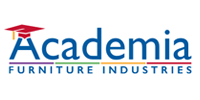 Academia Furniture Industries logo with a graduation cap over the word 