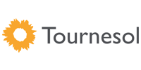 Logo for Tournesol, featuring an orange sunflower icon next to the company name in gray text.