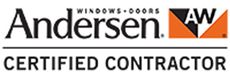 The logo for a windows doors certified contractor