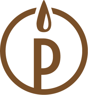 Brown circle with brown 