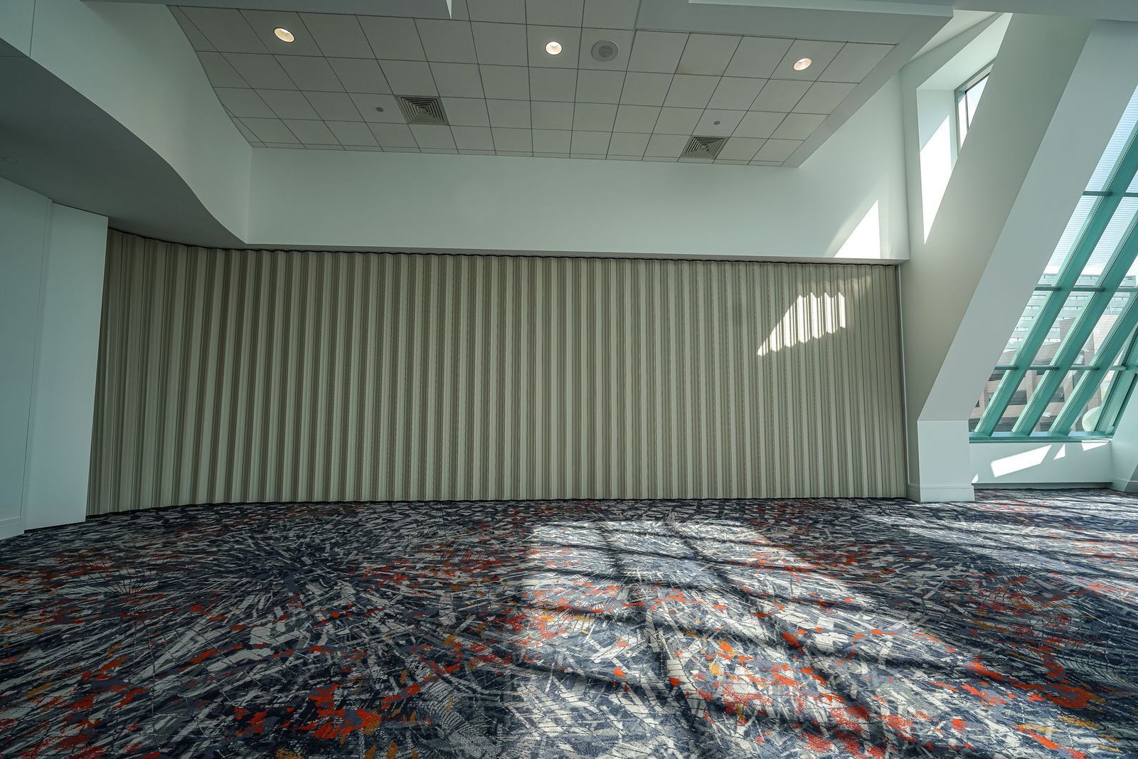 Closed accordion doors