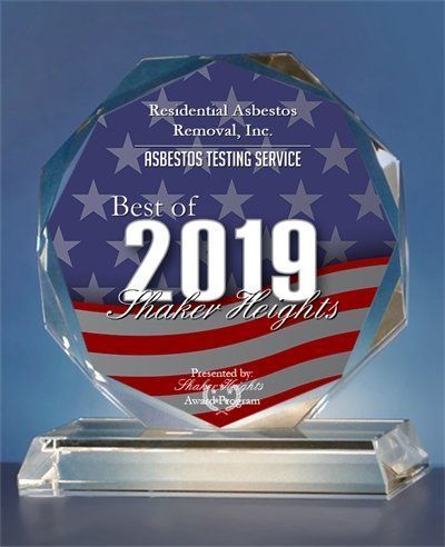 2019 Best of Shaker Hts Award for Asbestos