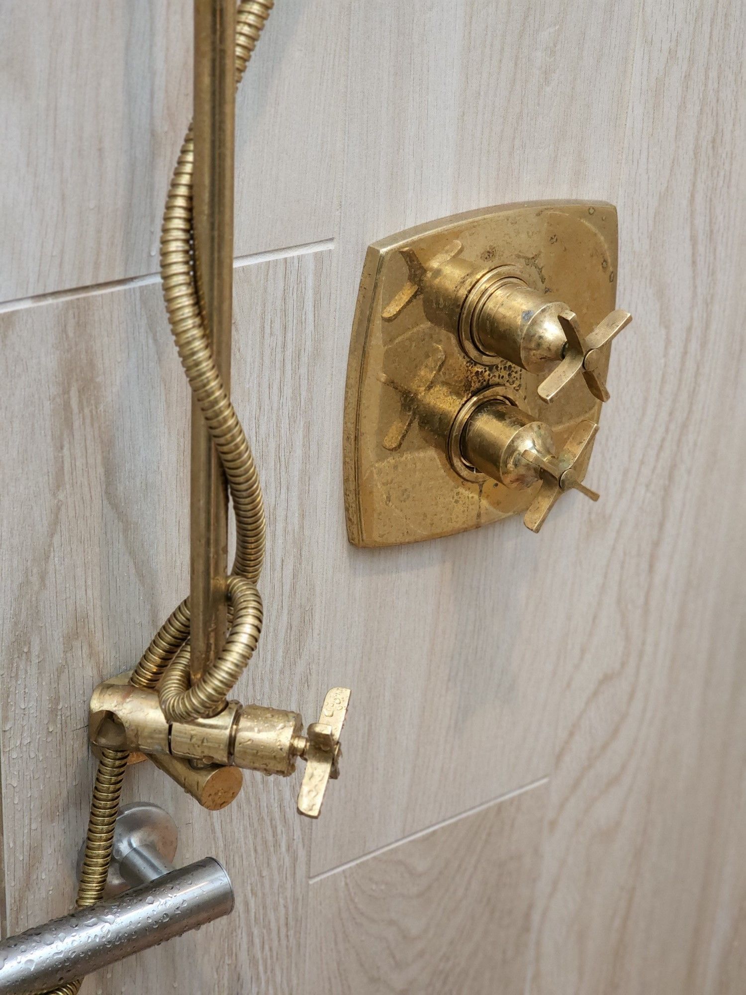 Shower hardware replacement
