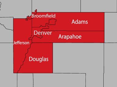 Grant Mobile Auto Repair Service Area Map