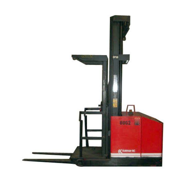 Lift truck red and black colors