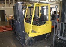 Forklift yellow color