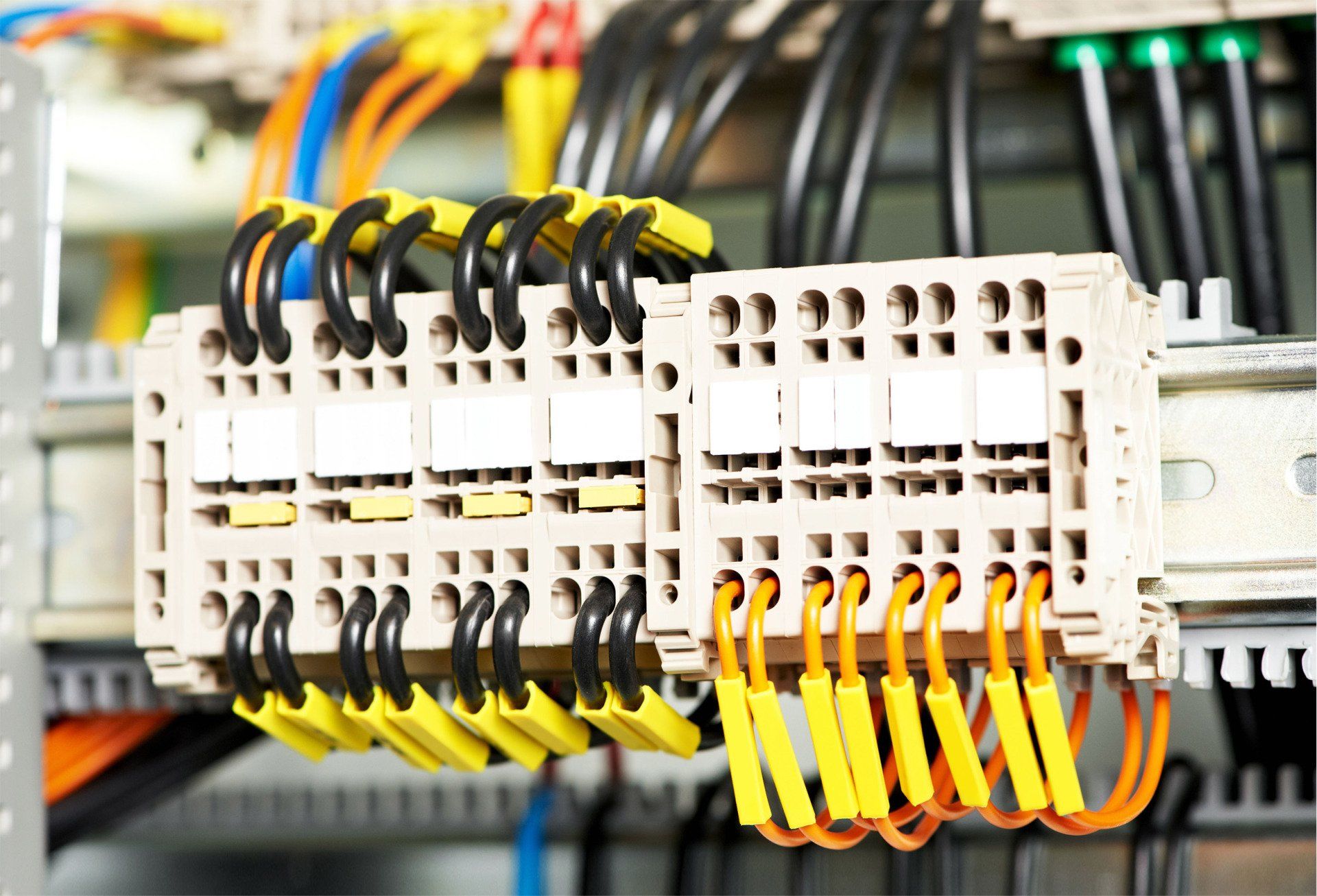 Electrician upgrading lights