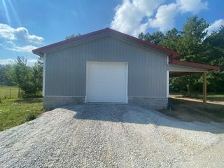 Lovely white garage door