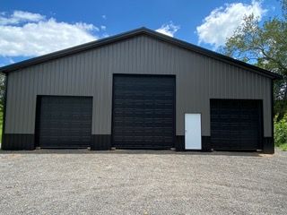 Elegant garage door