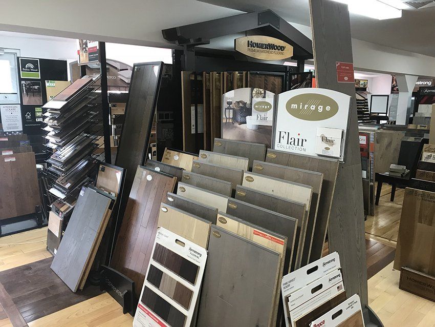 Hardwood product display