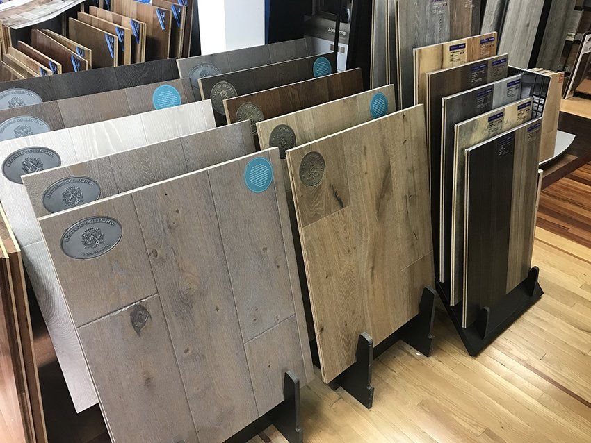 Hardwood product display