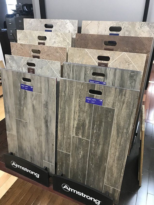 Hardwood product display