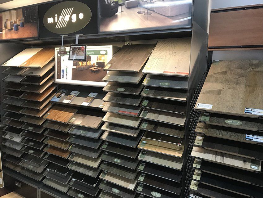 Hardwood product display