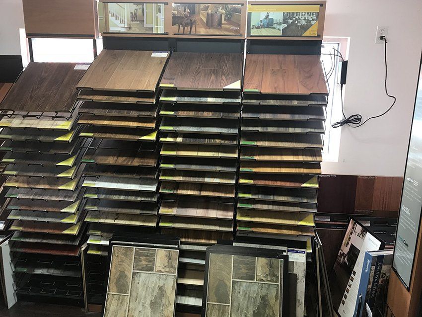 Hardwood product display