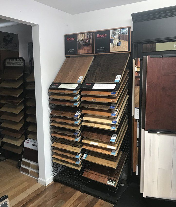 Hardwood product display