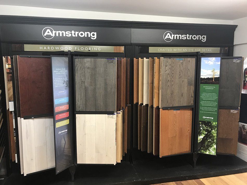 Hardwood product display