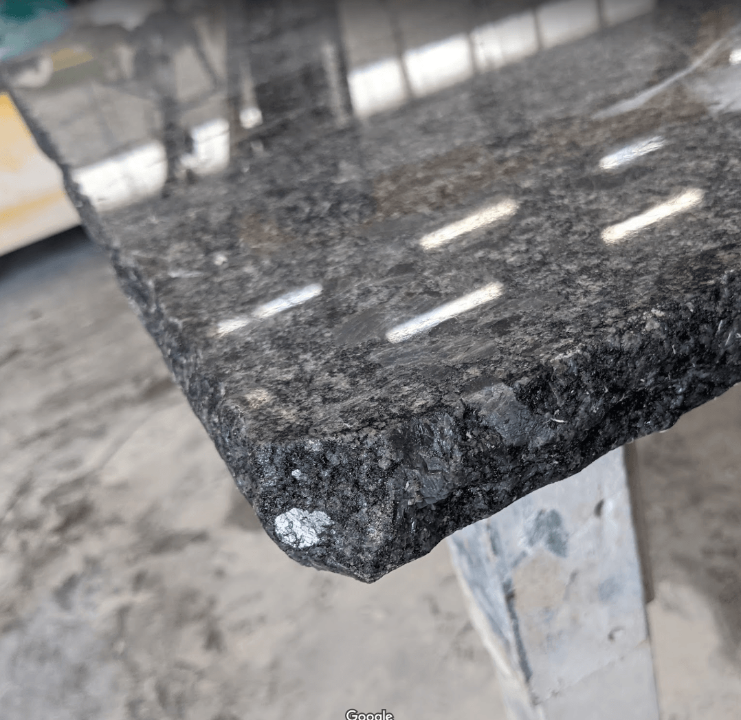 Chisled Granite Edge
