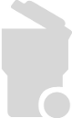 Trash container icon