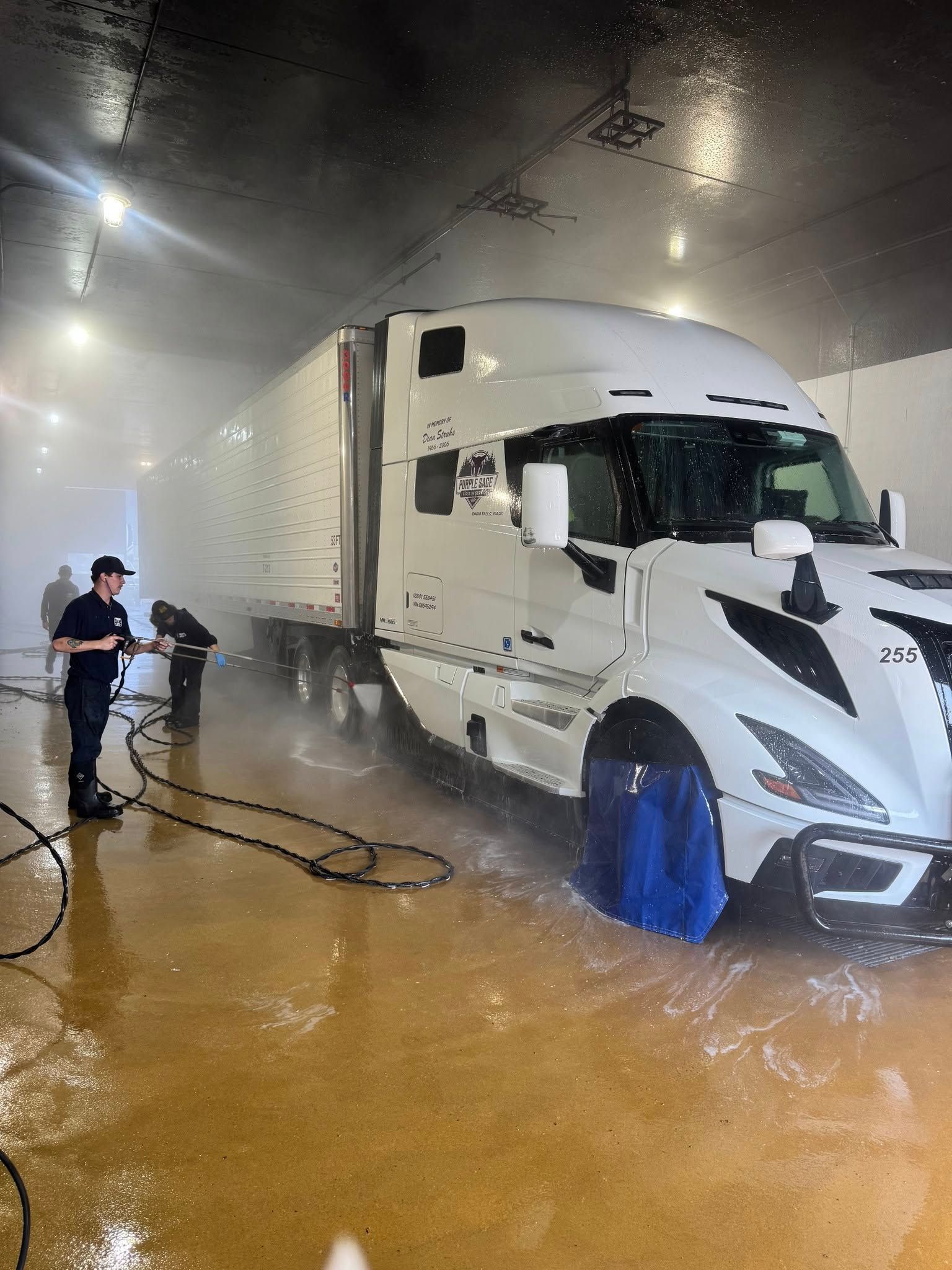 Truck cleaning