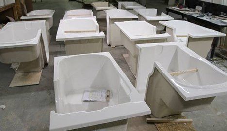 Walk-in tub manufacturing
