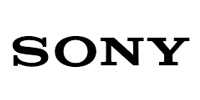 Sony logo in black text on a white background.