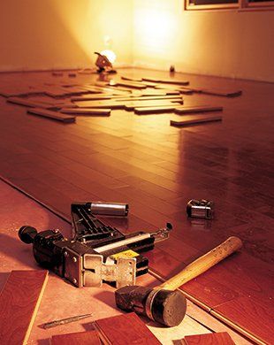 Hardwood floor repair