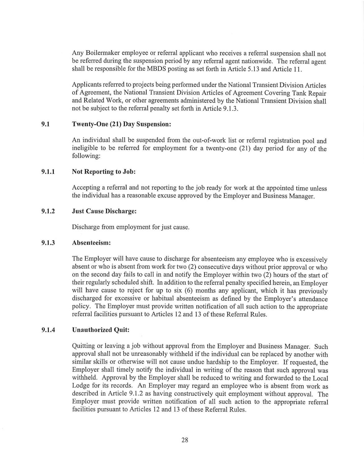 Page of legal document with numbered sections and text about inspections and approvals.