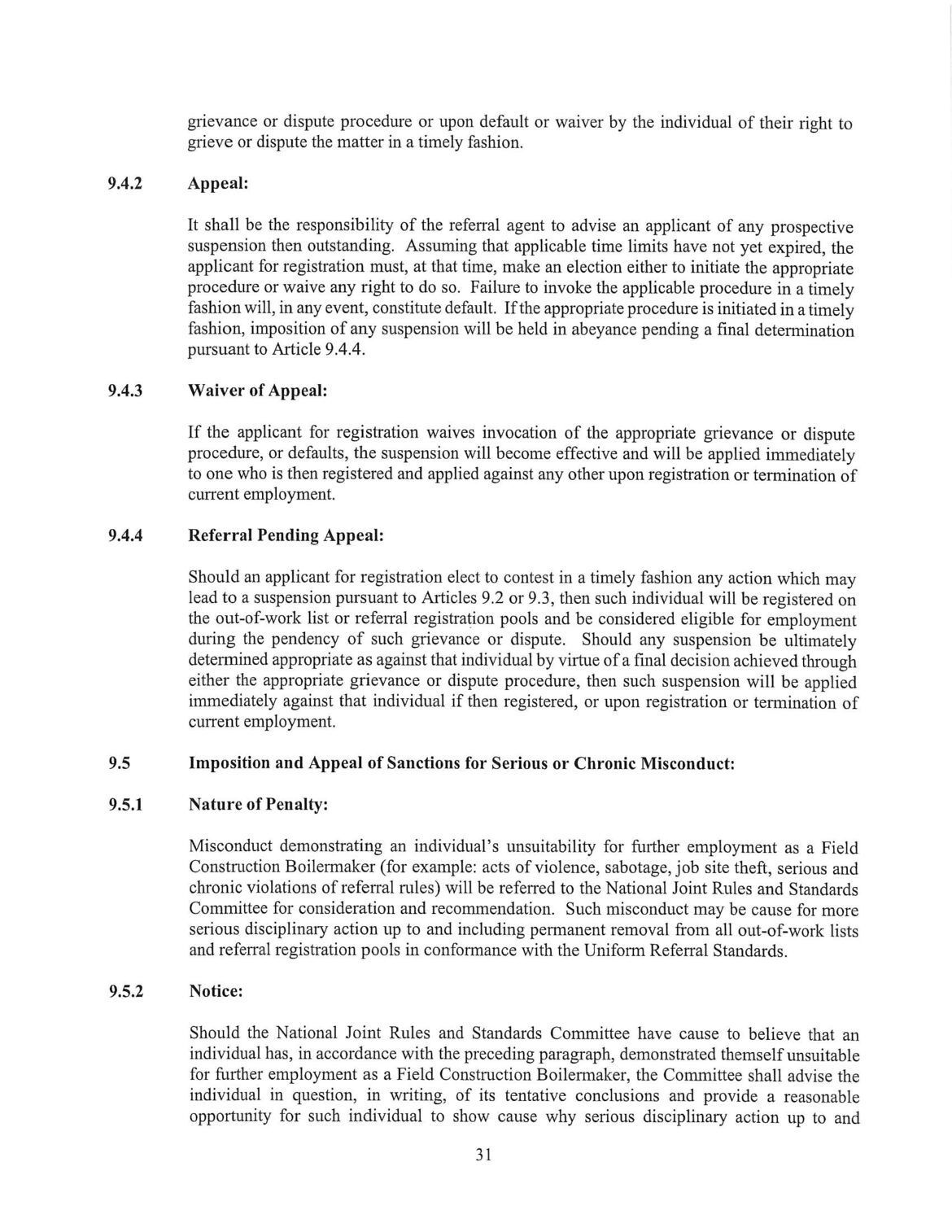 Text on a page about legal compliance, focusing on employment and related definitions.