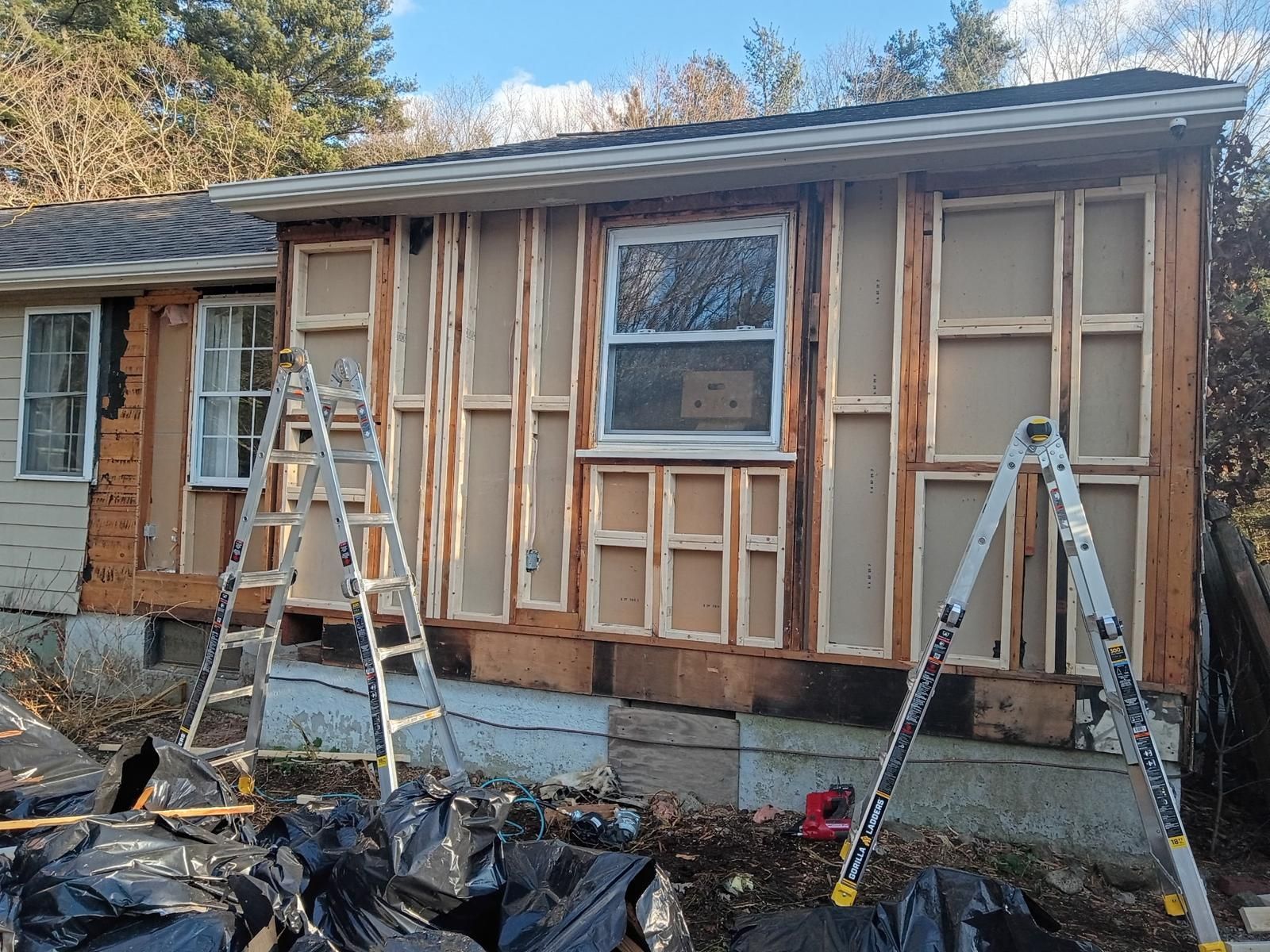 Siding installation