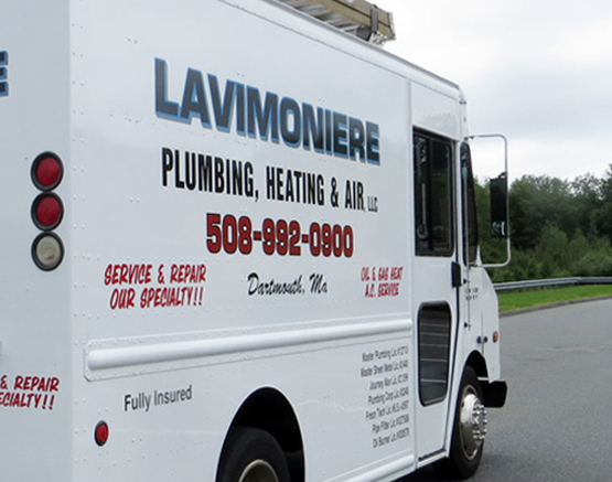 Lavimoniere Plumbing Heating & Air LLC truck