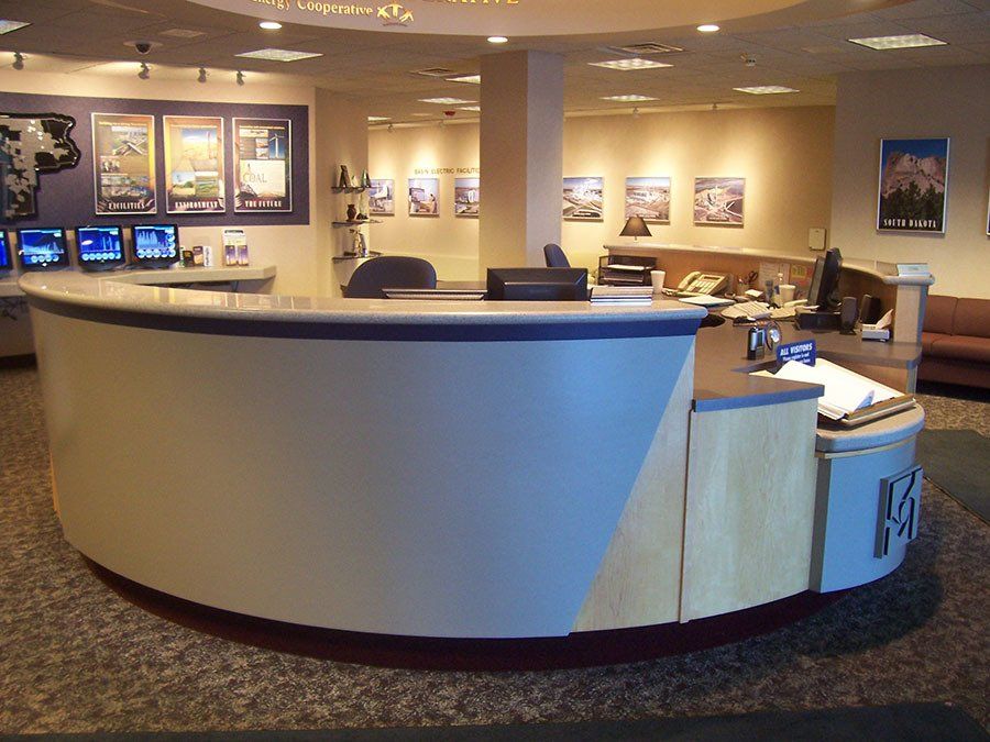 Reception desk