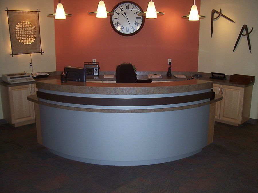 Reception desk